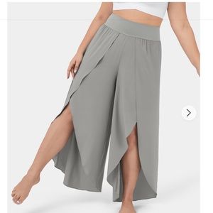 HALARA Breezeful High Waisted Palazzo Flowy Split Wide Leg Pants 3X (2x fit)